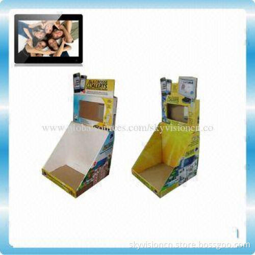 Super Thin 8-inch Digital Picture Frame, SD Card Lock Function with Front Button